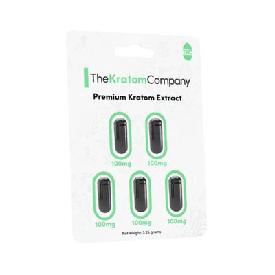 THE KRATOM COMPANY PREMIUM EXTRACT 5CT - 100MG PER TABLET