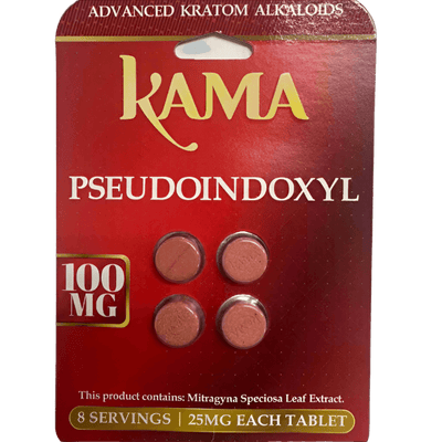 KAMA PSEUDOINDOXYL TABLETS 4CT / 100MG – UNFLAVORED
