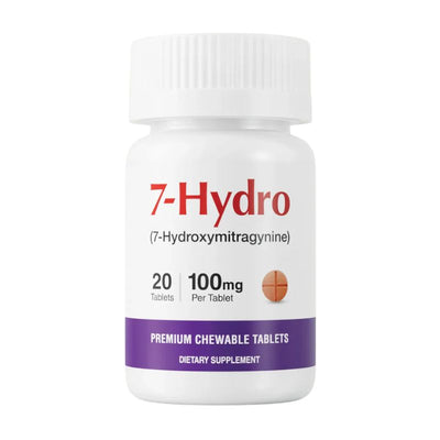 Real Botanicals 7-Hydroxymitragynine Chewable Tablets 20ct 100mg Per Tablet
