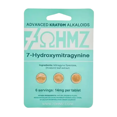 7OHMZ 7-Hydroxymitragynine Tablets 3ct 14mg per Tablet
