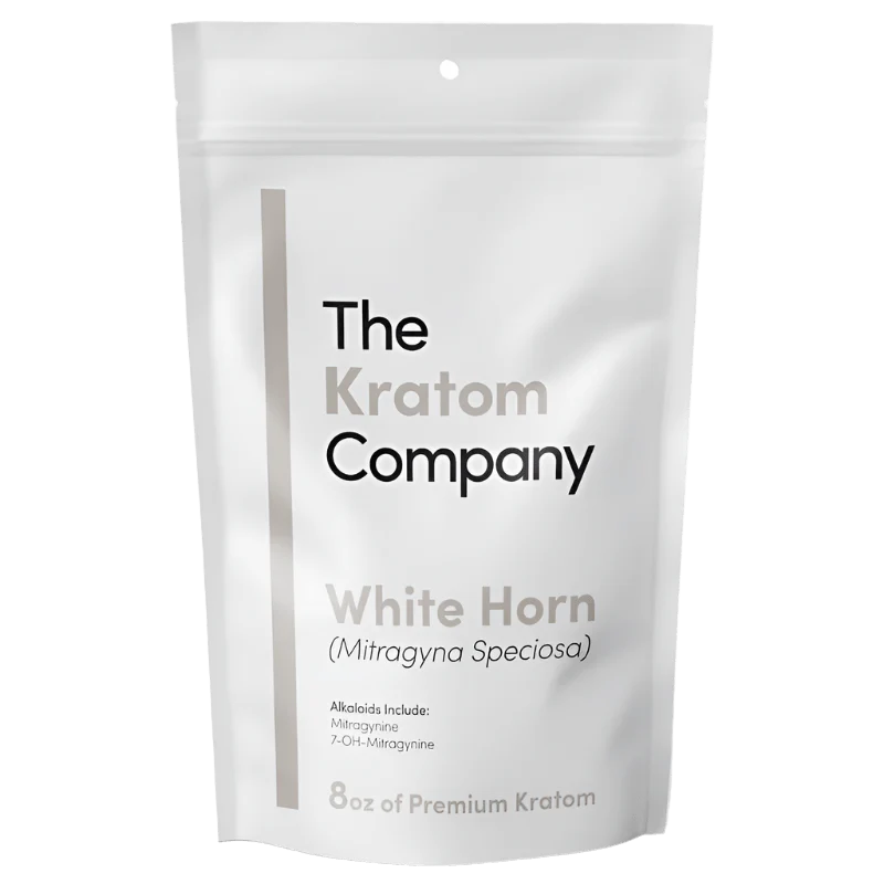 THE KRATOM COMPANY POWDER 8OZ - HORN WHITE VEIN