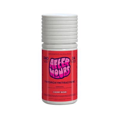 After Hours 10ct 7OH Chewable Tabs Cherry Bomb 24mg per Tablet