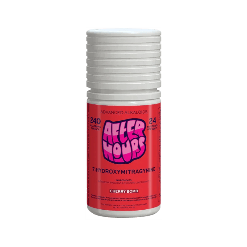 After Hours 10ct 7OH Chewable Tabs Cherry Bomb 24mg per Tablet
