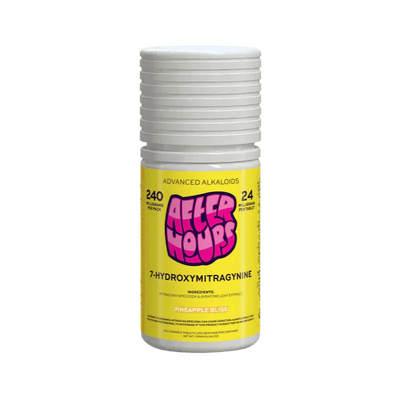 After Hours 10ct 7OH Chewable Tabs Pineapple Bliss 24mg per Tablet