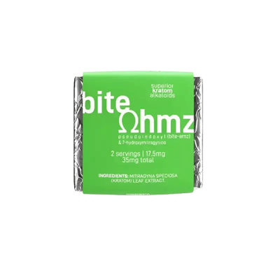 Bite Ohmz 1ct 7OH + Psuedo  Chocolate Squares 35mg per Square