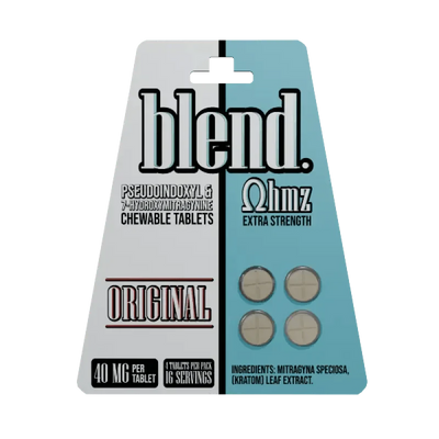 Blend Ohmz 4ct 7OH Chewable Tabs Original 40mg Per Tablet