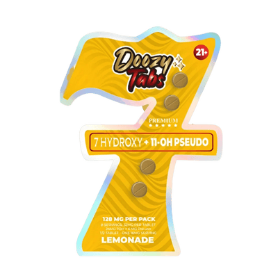 Doozy Tabs 4ct 7OH+11OH Pseudo Chewable Tabs Lemonade 32mg per Tablet