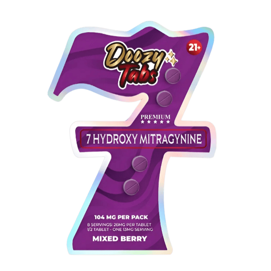 Doozy Tabs 4ct 7OH Chewable Tabs Mixed Berry 26mg per Tablet