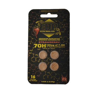 EDP 4ct 7OH Chewable Tabs Strawberry 40mg per Tablet