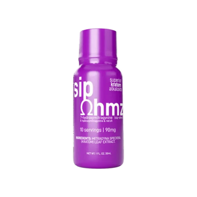 Sip Ohmz Exodus 7-Hydroxymitragynine Grape Kratom Extract Shot 90mg