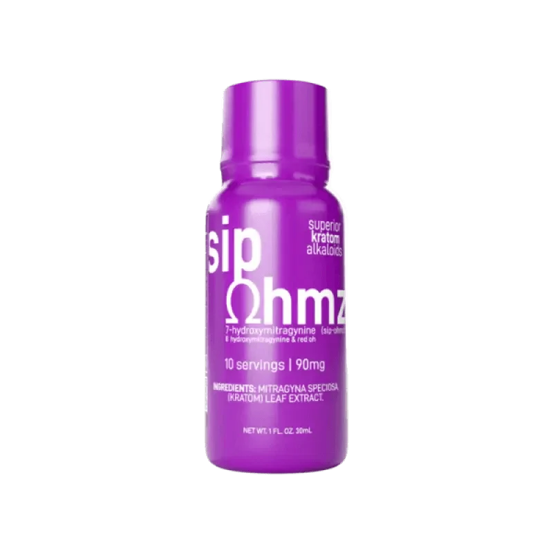 Sip Ohmz Exodus 7-Hydroxymitragynine Grape Kratom Extract Shot 90mg