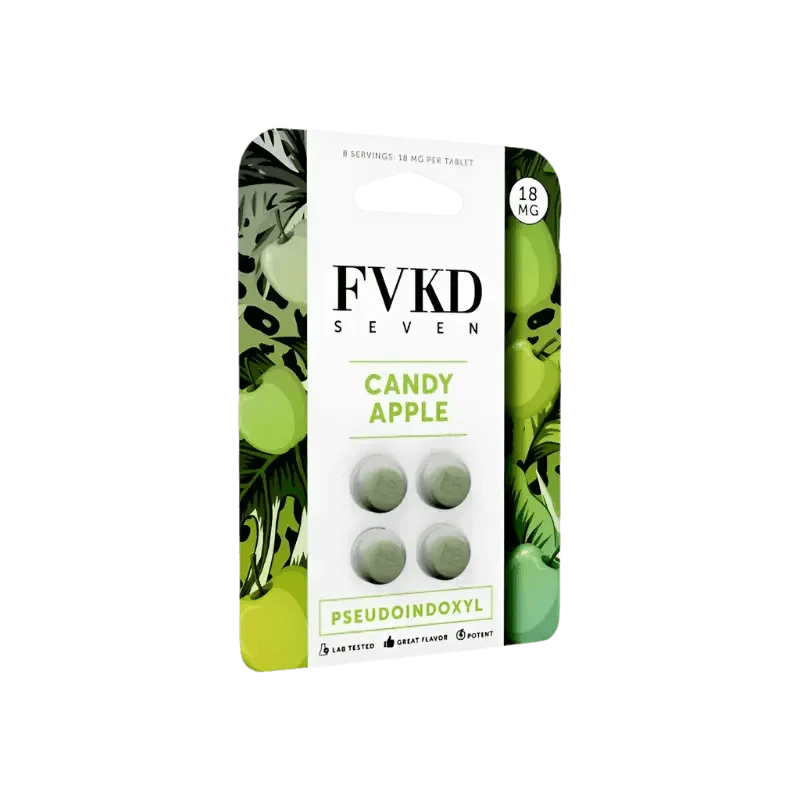 FVKD Seven 4ct 7OH + Psuedo Tabs Candy Apple 18mg per Tablet