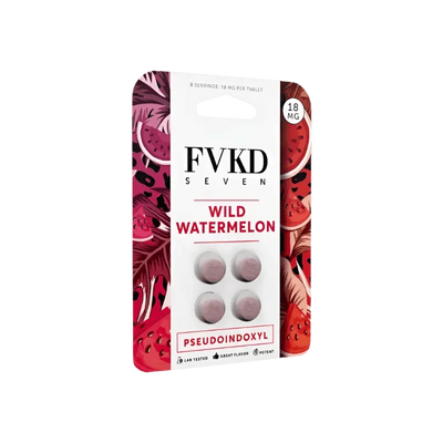 FVKD Seven 4ct Psuedoindoxyl Tabs Wild Watermelon 18mg per Tablet