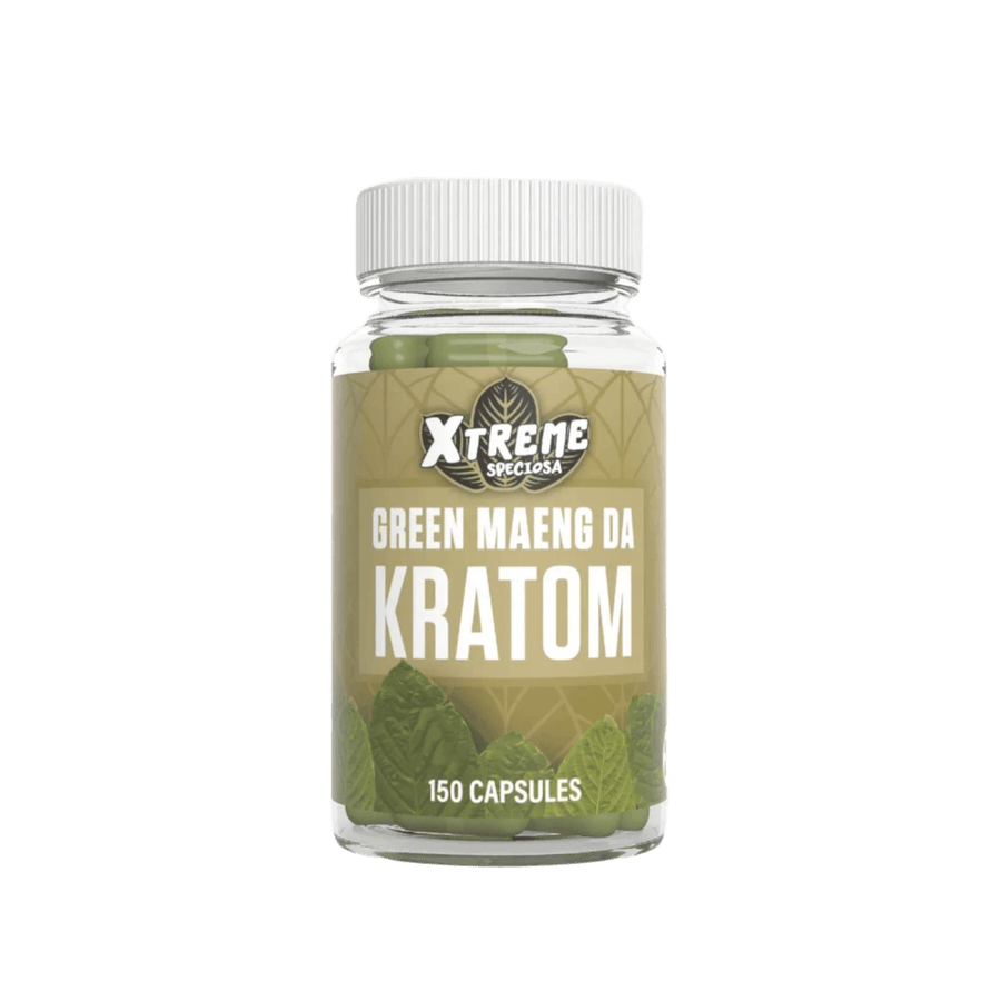 XTREME SPECIOSA Kratom CAPSULES 150CT - MAENG DA GREEN VEIN