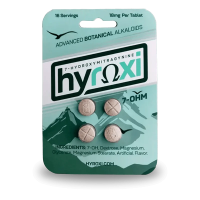 Hyroxi 4ct 7OH Chewable Tabs 18mg per Tablet