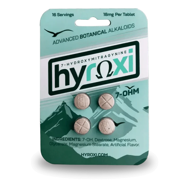 Hyroxi 4ct 7OH Chewable Tabs 18mg per Tablet