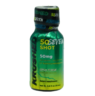 Krushed 7-Hydroxymitragynine Lemon Liquid Kratom Extract Shot 50mg