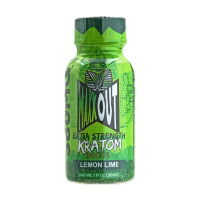 MAXXOUT EXTRA STRENGTH KRATOM SHOT 380MG – LEMON LIME