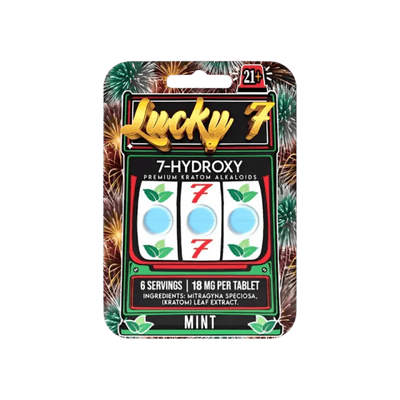 Lucky 7 3ct 7OH Chewable Tabs Mint 18mg per Tablet