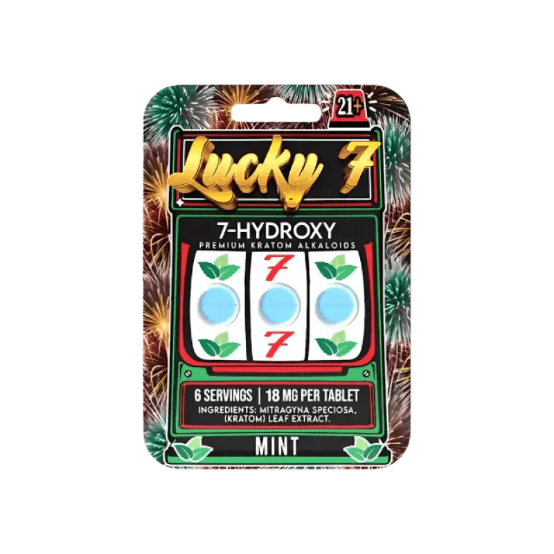 Lucky 7 3ct 7OH Chewable Tabs Mint 18mg per Tablet