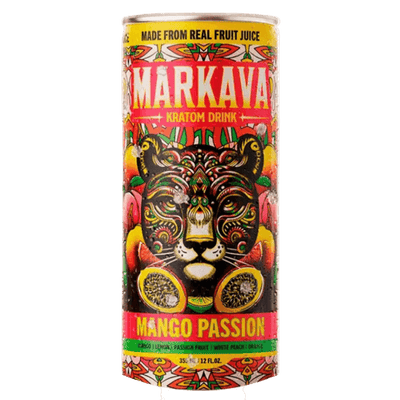 MARKAVA KRATOM DRINK 12OZ – MANGO PASSION