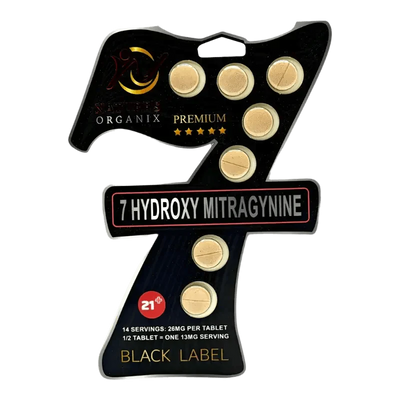 Nature's Organix 7ct 7OH Black Label Tabs 26mg Per Tablet