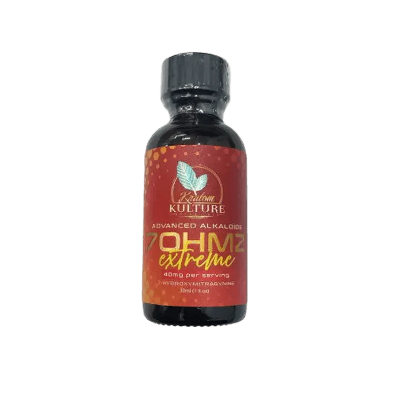 OHM Extreme Advanced Alkaloid Supplement by Kratom Kulture 40mg Shots