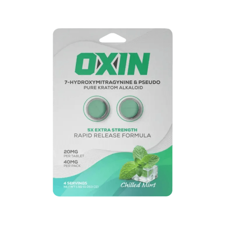 Oxin 2ct 7OH + Psuedo Mint Chewable Tabs 20mg Per Tablet