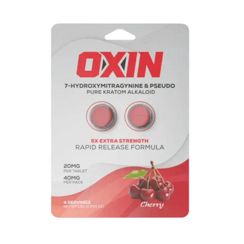 Oxin 2ct 7OH + Psuedo Chewable Cherry Tabs 20mg Per Tablet