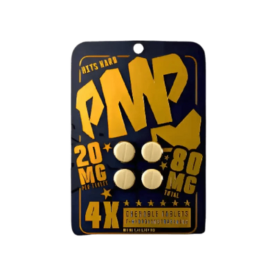 PMP 4ct 7OH Chewable Tabs 20mg per Tablet