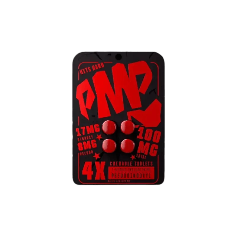 PMP 4ct 7OH + Pseudo Chewable Tabs 25mg per Tablet