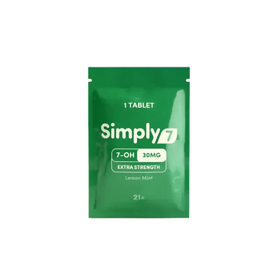 Simply7 1ct 7OH Tabs Lemon Mint 30mg per Tablet