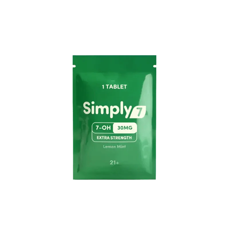 Simply7 1ct 7OH Tabs Lemon Mint 30mg per Tablet