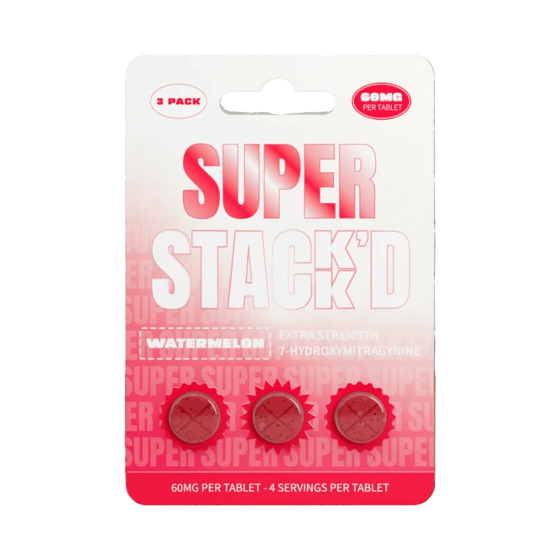 Super Stack’d 3ct 7OH Watermelon 60mg Per Tablet