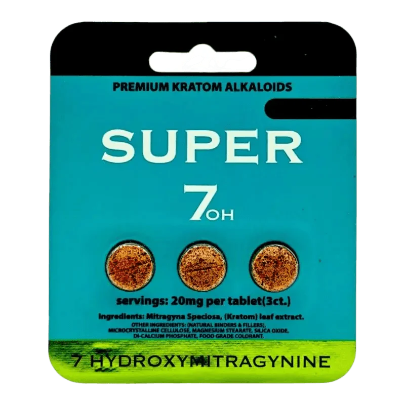 Super 7 3ct 7OH Tabs 20mg per Tablet