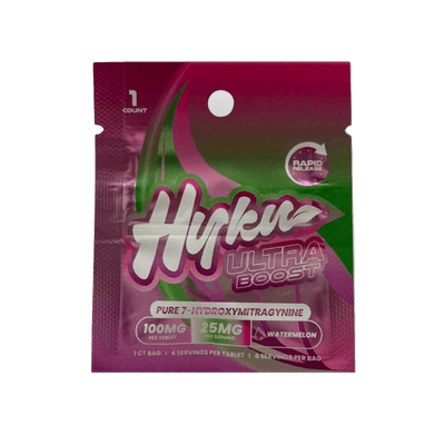 HYKU 1ct 7OH Chewable Tab Watermelon 100mg Per Tablets