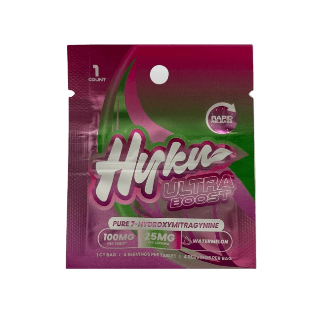 HYKU 1ct 7OH Chewable Tab Watermelon 100mg Per Tablets
